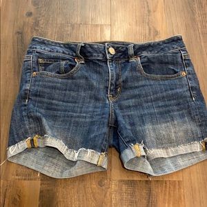 American eagle midi shorts